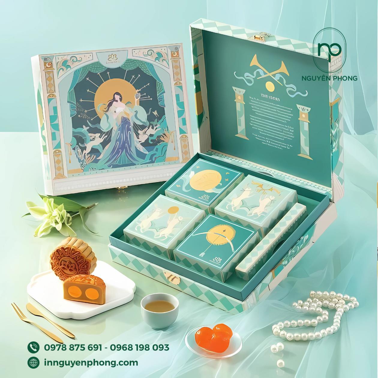 Mẫu hộp đựng bánh trung thu